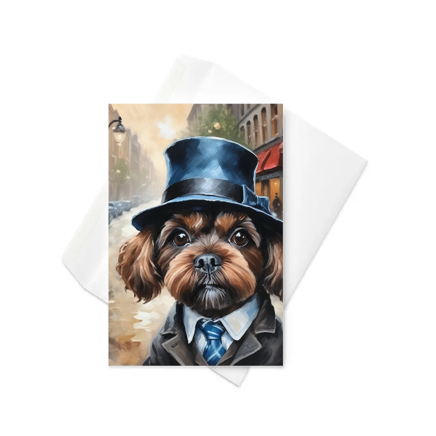 PugMug Custom Lily Greeting Card