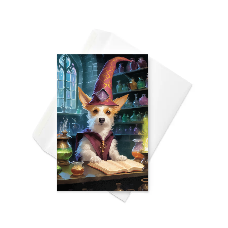 PugMug Custom Luna Greeting Card