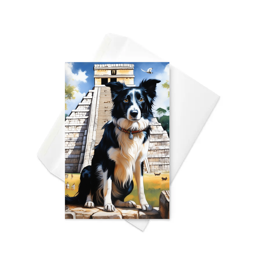 PugMug Custom Border Collie Greeting Card