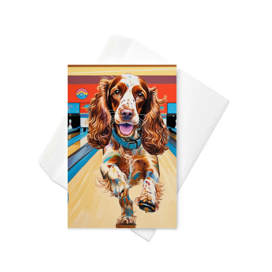 PugMug Custom English Cocker Spaniel Greeting Card