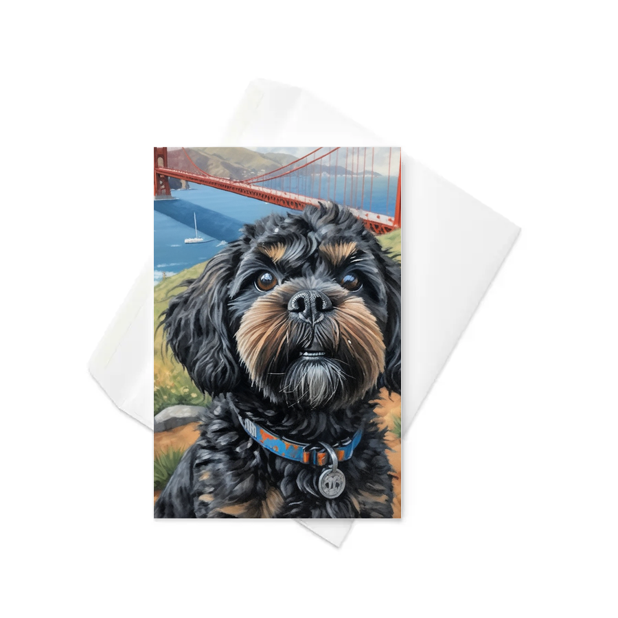 PugMug Custom Lily Greeting Card