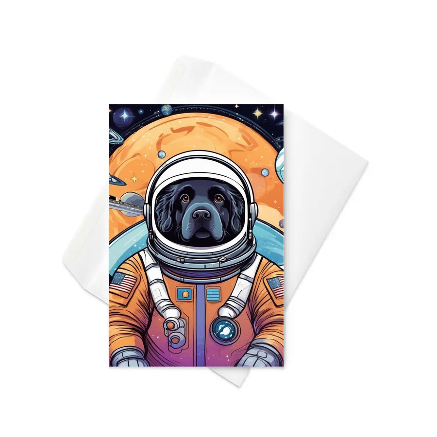 PugMug Custom Newfoundland Greeting Card