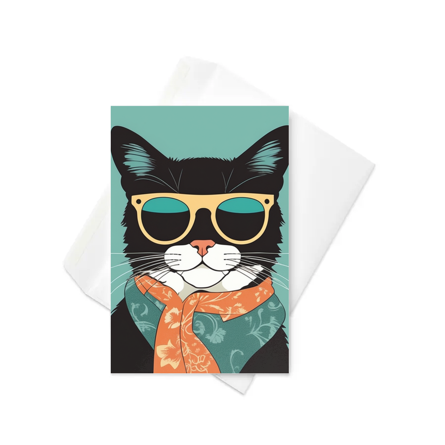 PugMug Custom Peerie Greeting Card