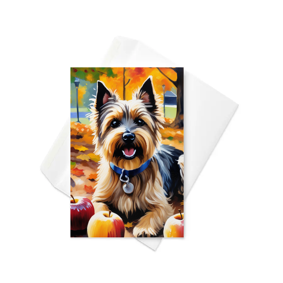 PugMug Custom Cairn Terrier Greeting Card