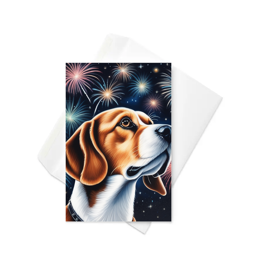 PugMug Custom Beagle Greeting Card