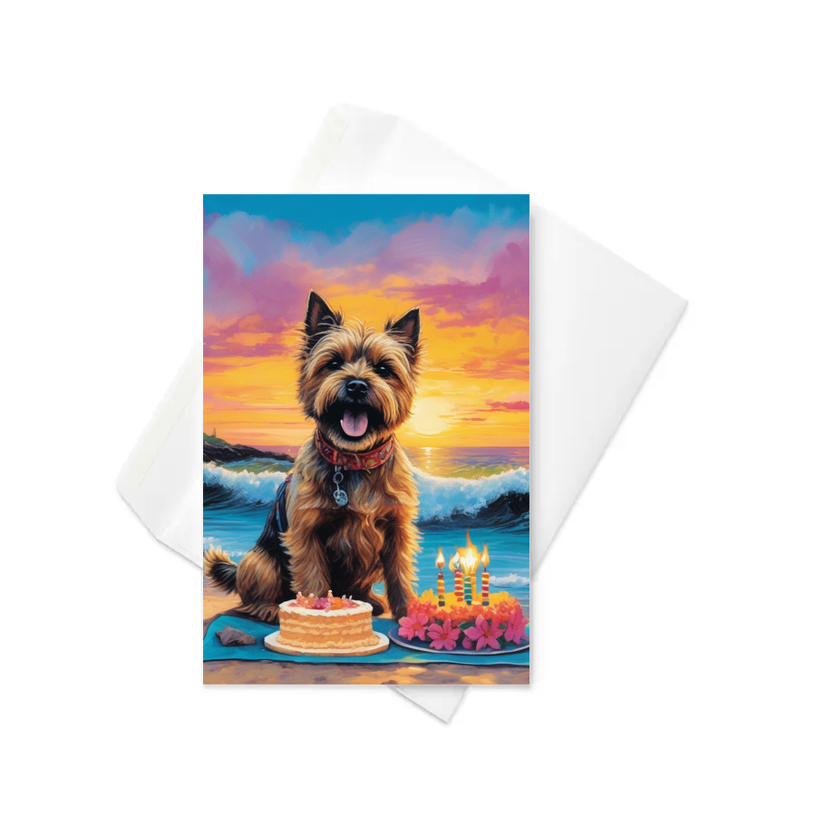 PugMug Custom Cairn Terrier Greeting Card