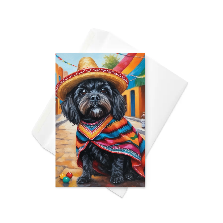 PugMug Custom Lily Greeting Card