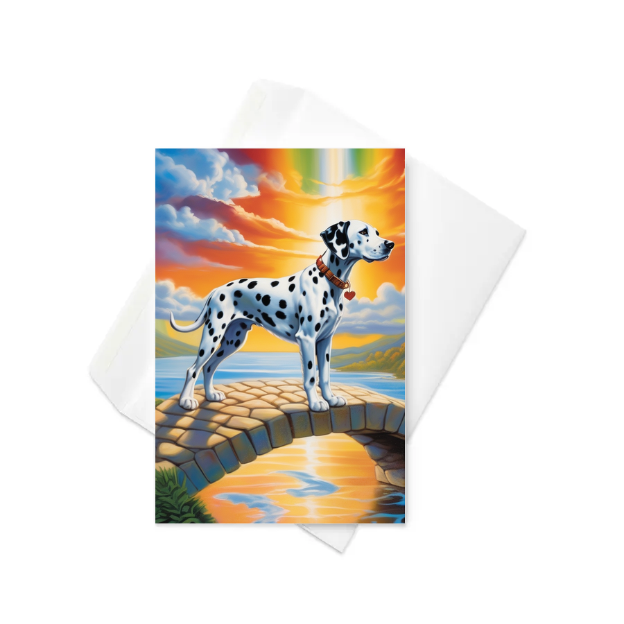 PugMug Custom Dalmatian Greeting Card