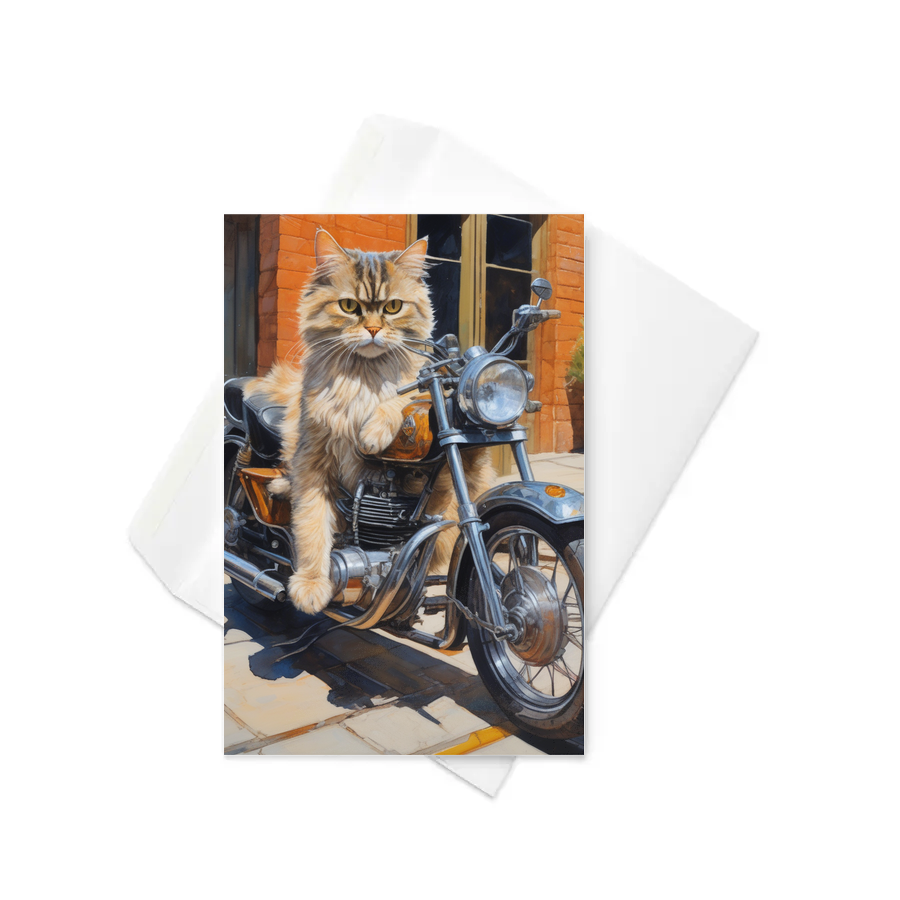 PugMug Custom Tabby Persian Cat Greeting Card
