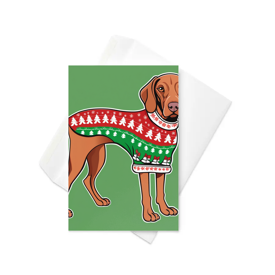 PugMug Custom Vizsla Greeting Card