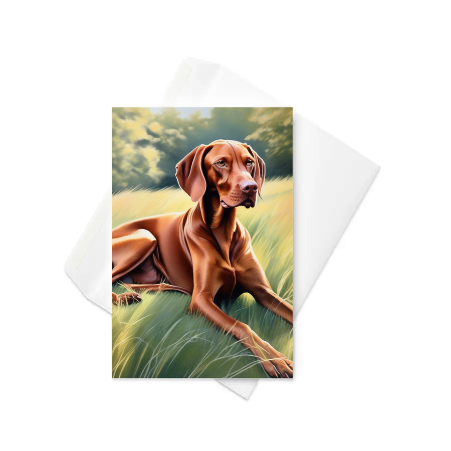 PugMug Custom Vizsla Greeting Card