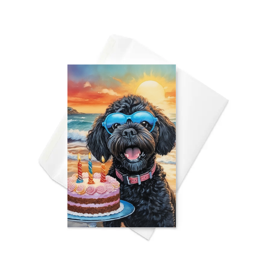 PugMug Custom Lily Greeting Card