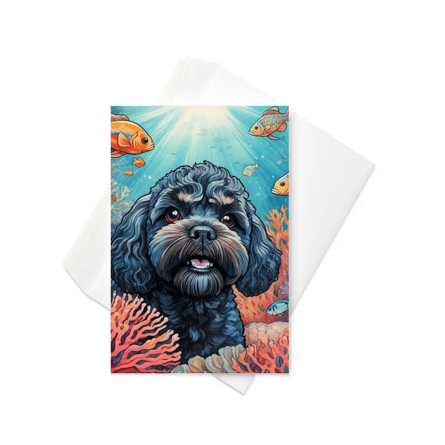 PugMug Custom Lily Greeting Card