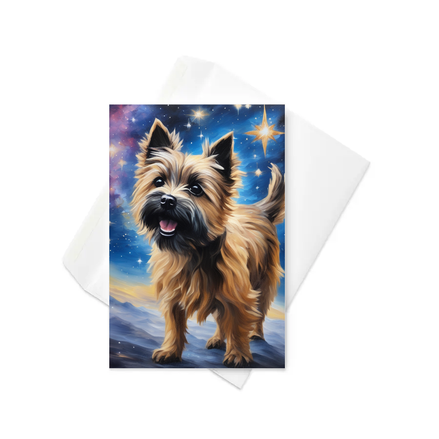 PugMug Custom Cairn Terrier Greeting Card