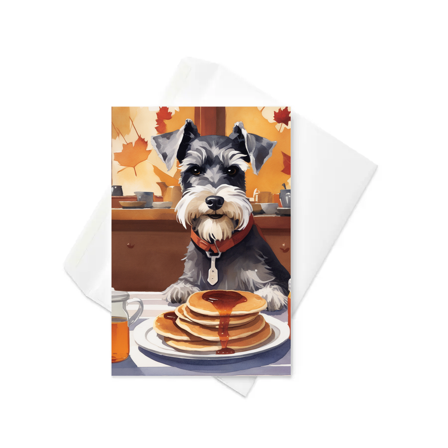 PugMug Custom Miniature Schnauzer Greeting Card
