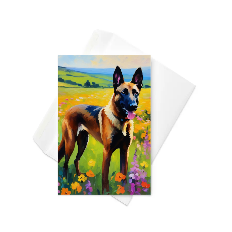 PugMug Custom Belgian Malinois Greeting Card