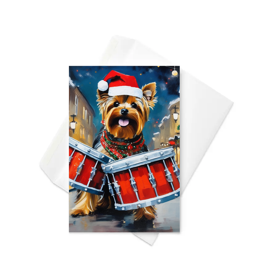 PugMug Custom Yorkshire Terrier Greeting Card