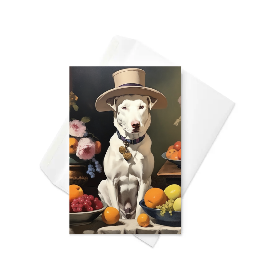 PugMug Custom Penny Greeting Card