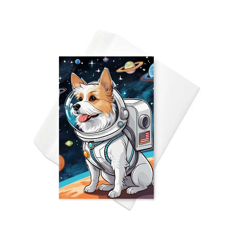 PugMug Custom Luna Greeting Card