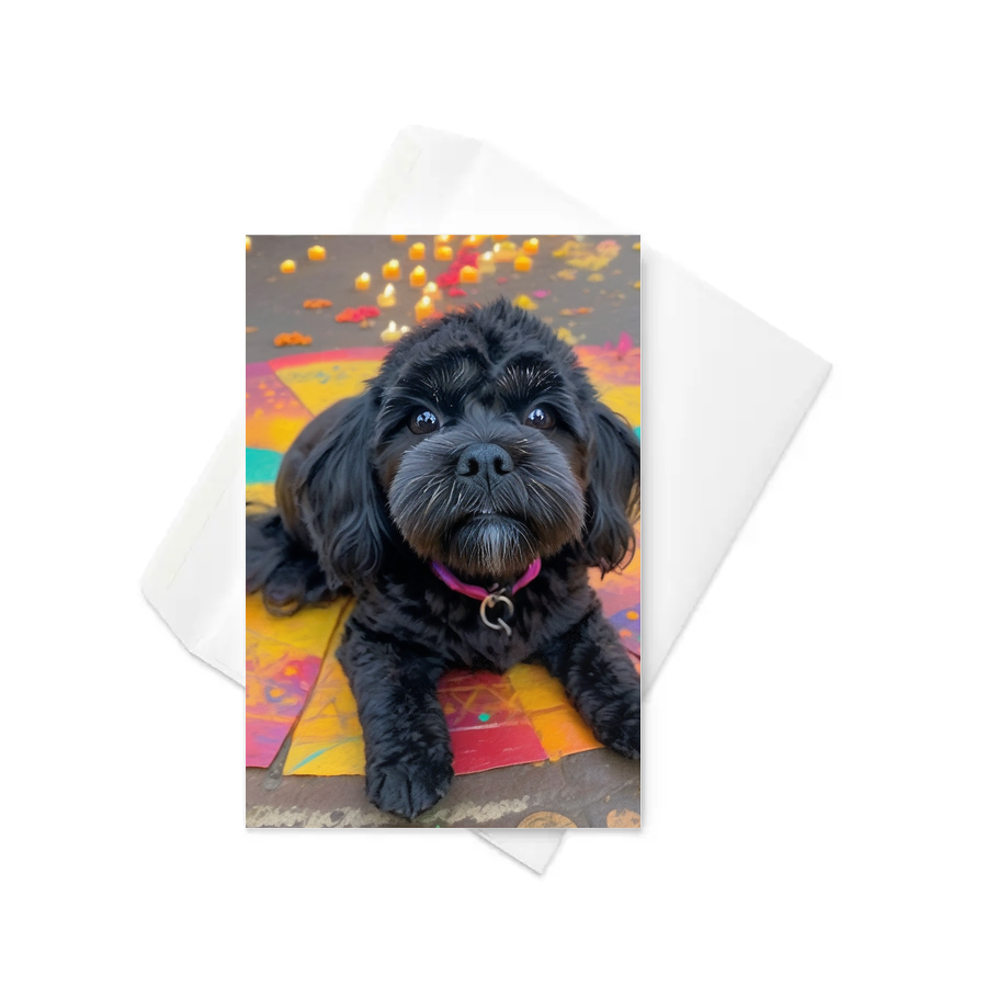 PugMug Custom Lily Greeting Card