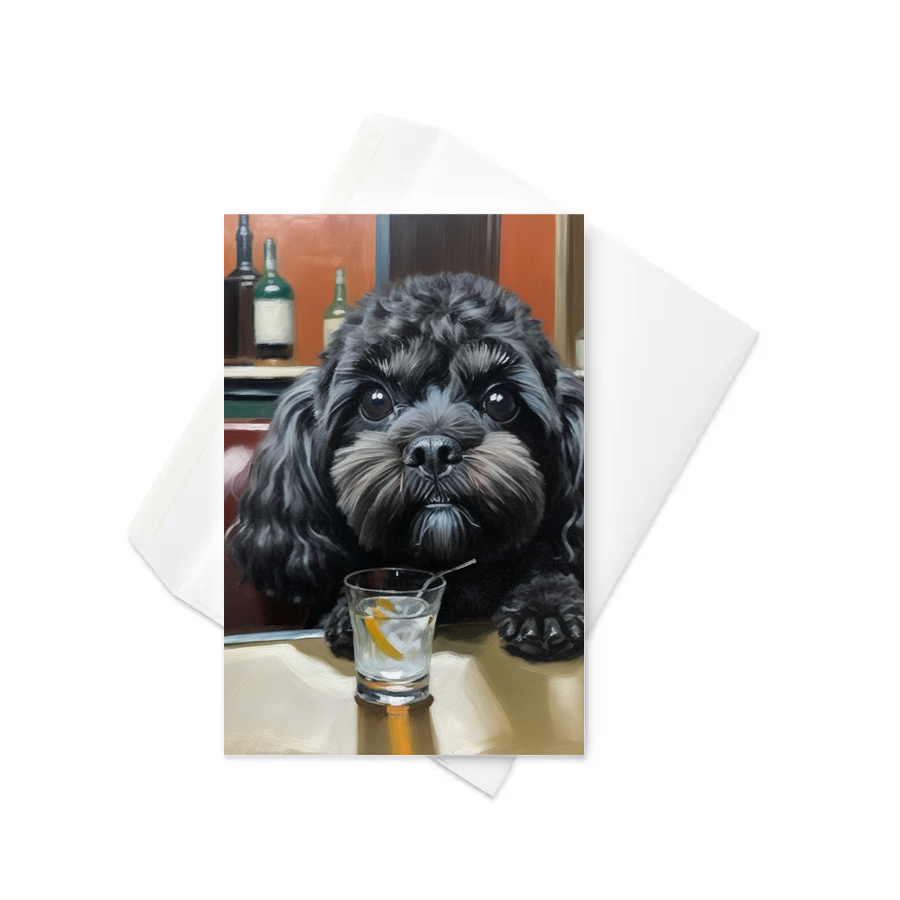 PugMug Custom Lily Greeting Card
