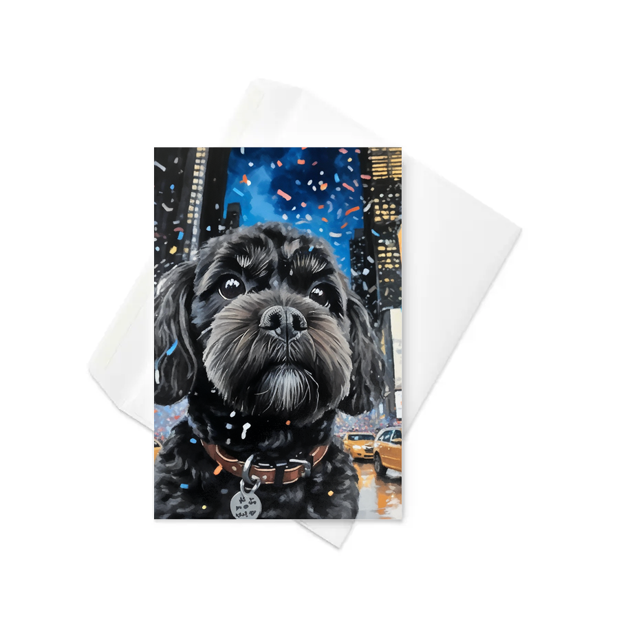PugMug Custom Lily Greeting Card