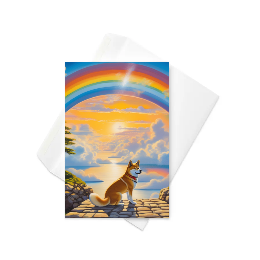 PugMug Custom Shiba Inu Greeting Card