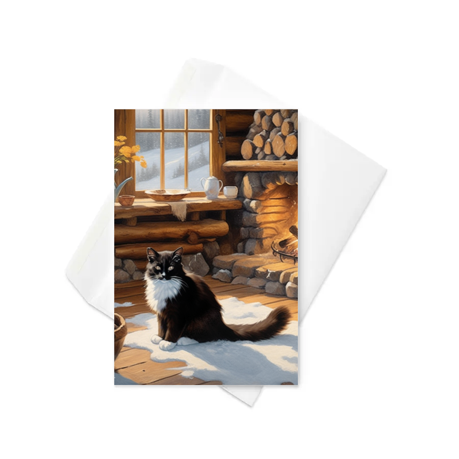 PugMug Custom Peerie Greeting Card