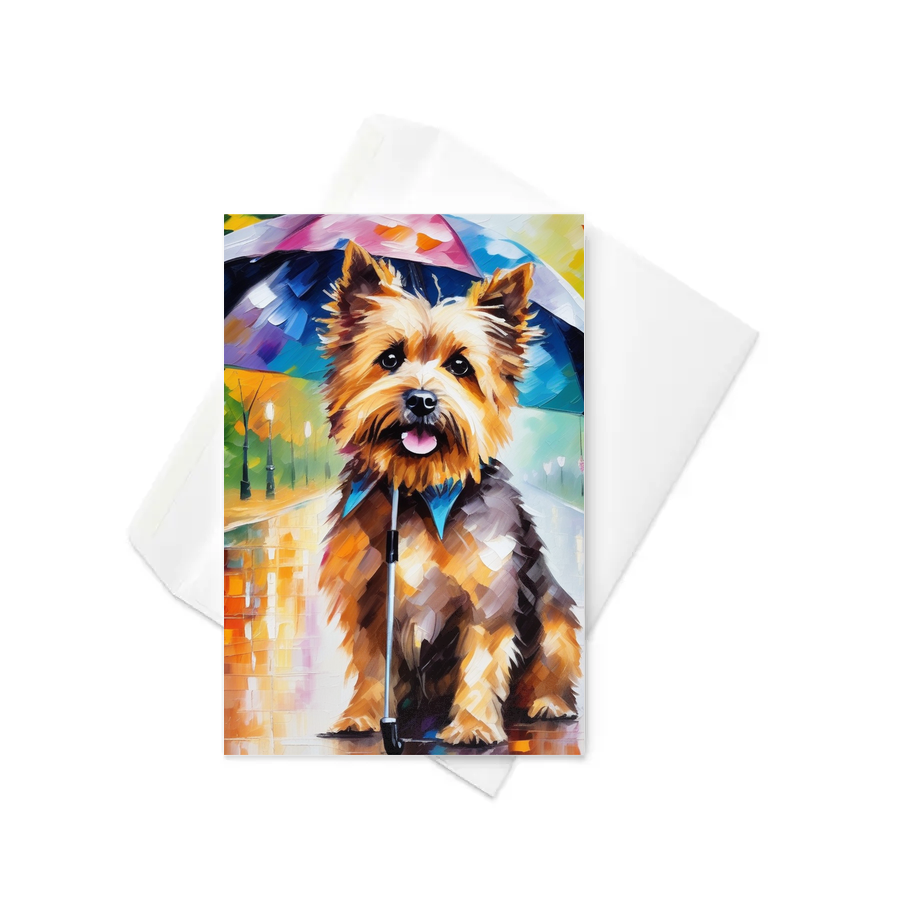 PugMug Custom Cairn Terrier Greeting Card