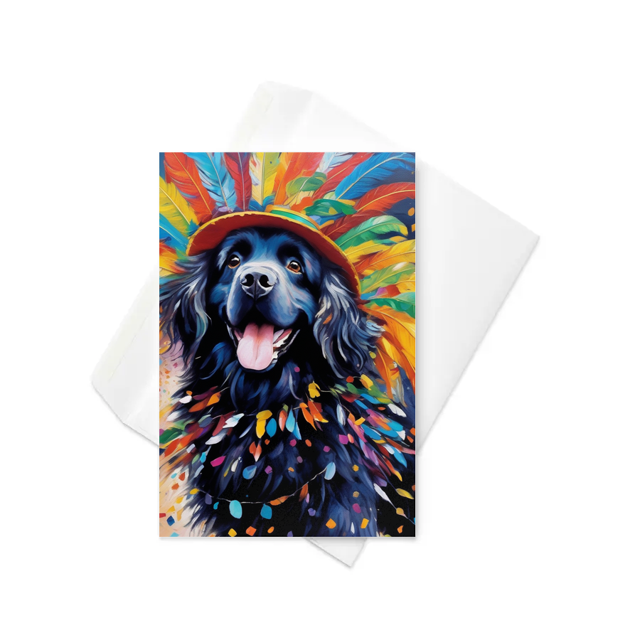PugMug Custom Newfoundland Greeting Card