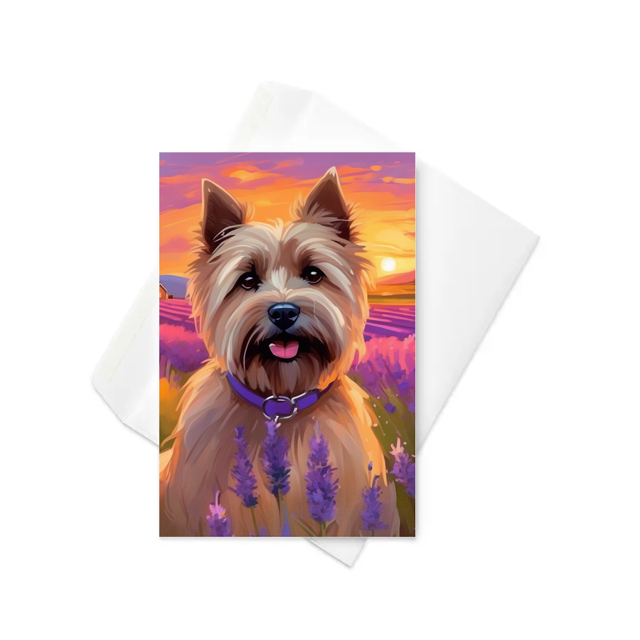 PugMug Custom Cairn Terrier Greeting Card