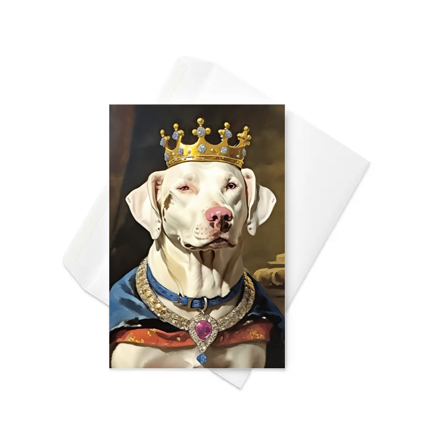 PugMug Custom Penny Greeting Card