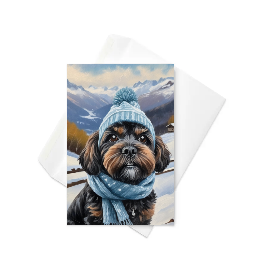 PugMug Custom Lily Greeting Card