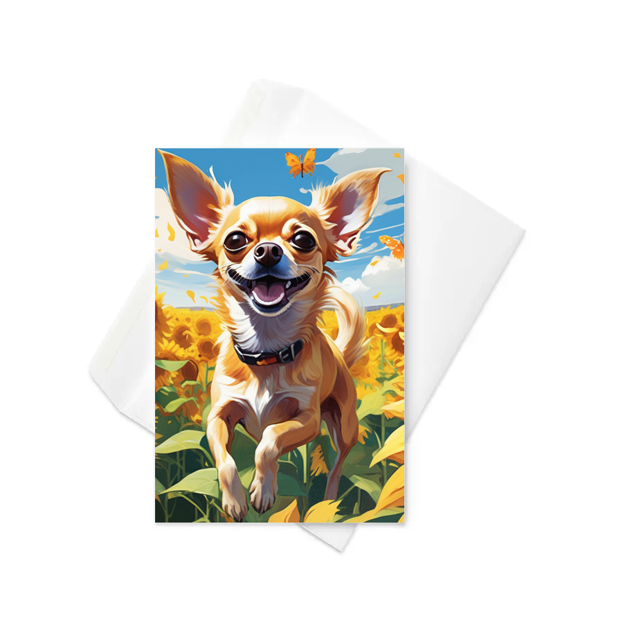 PugMug Custom Chihuahua Greeting Card