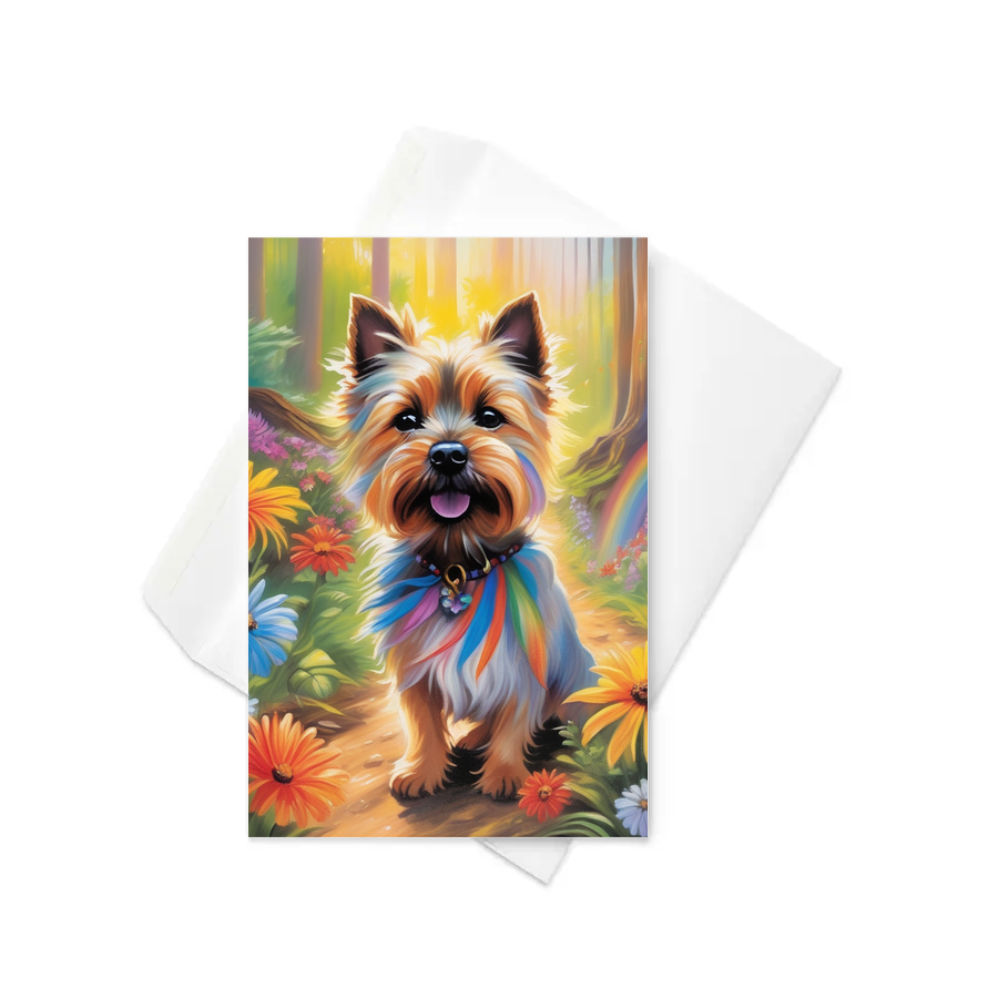 PugMug Custom Cairn Terrier Greeting Card