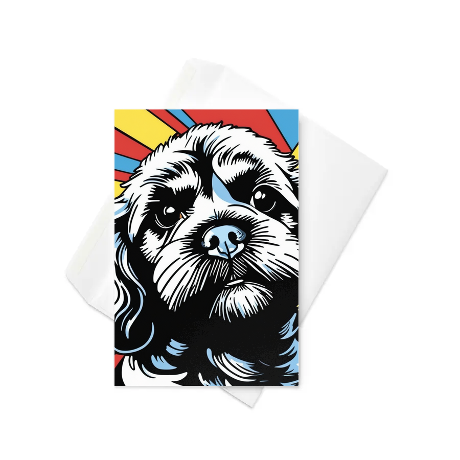 PugMug Custom Lily Greeting Card