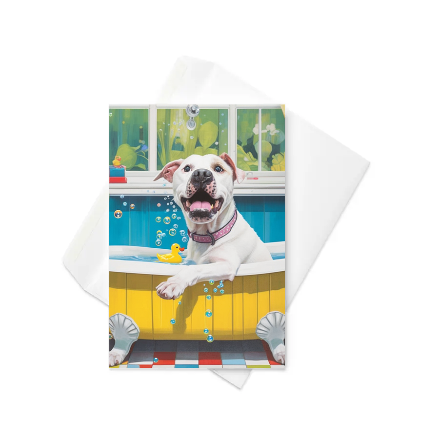 PugMug Custom Melody Greeting Card