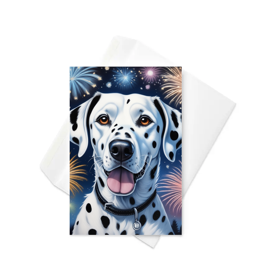 PugMug Custom Dalmatian Greeting Card