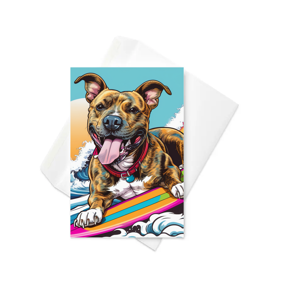 PugMug Custom Tony Hawk Greeting Card