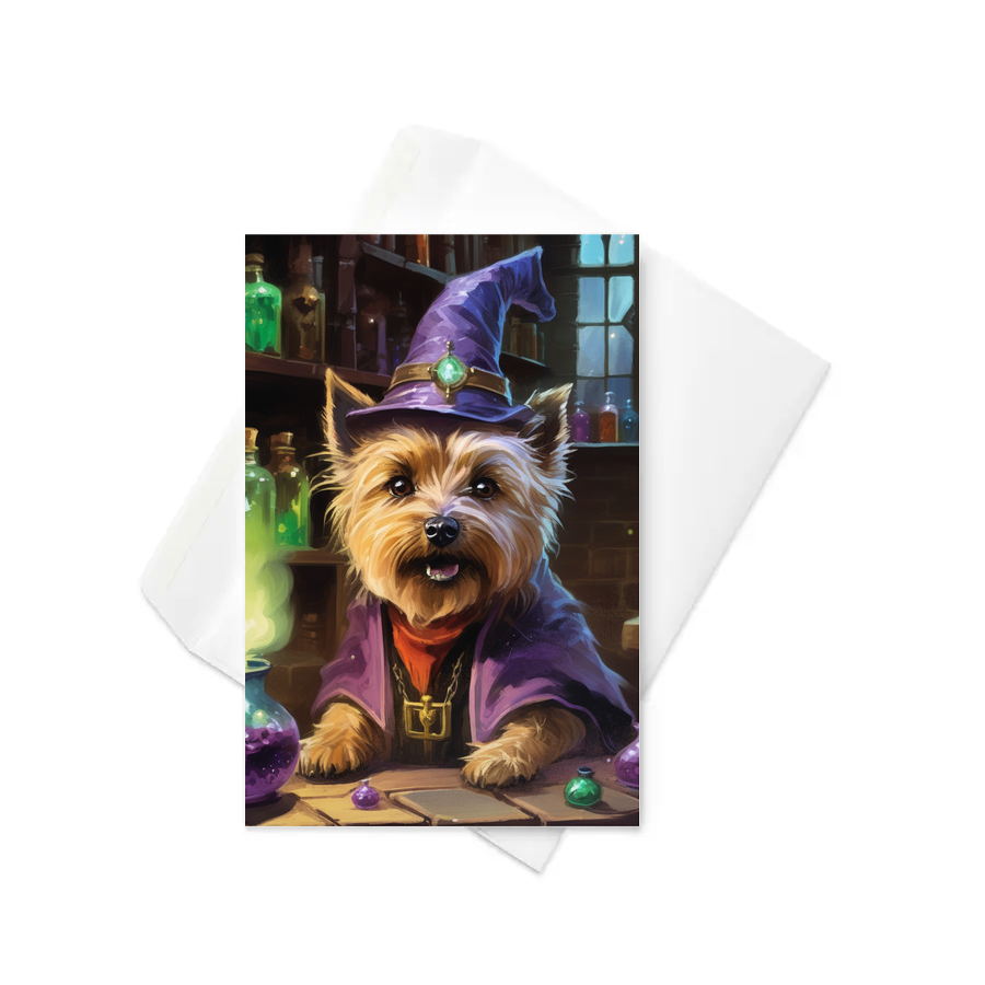 PugMug Custom Cairn Terrier Greeting Card