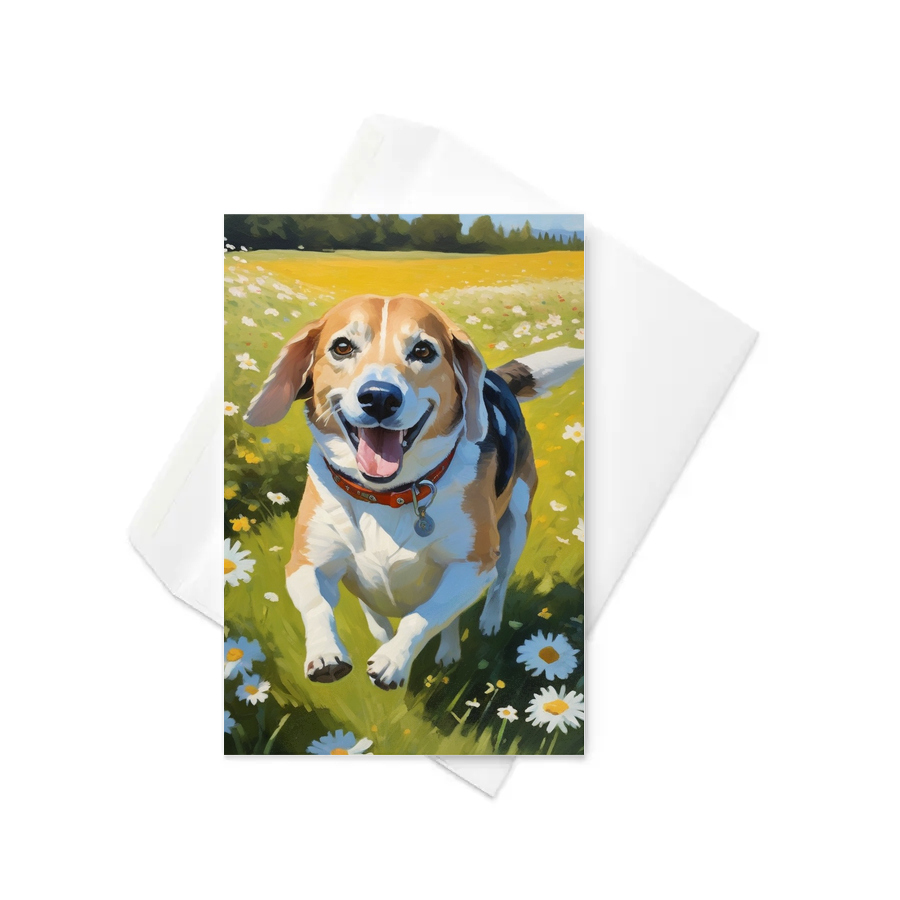 PugMug Custom Munchkin Greeting Card