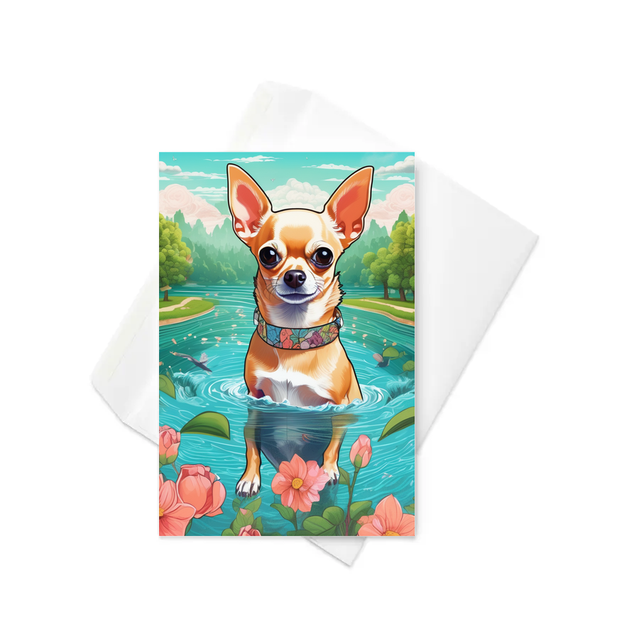 PugMug Custom Pet Greeting Card