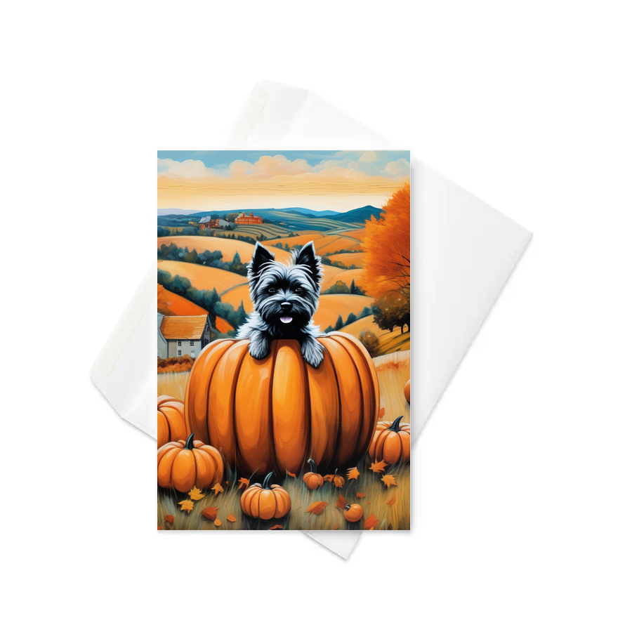 PugMug Custom Cairn Terrier Greeting Card