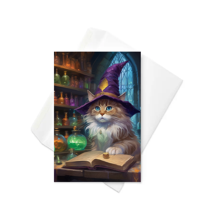 PugMug Custom Tabby Ragdoll Cat Greeting Card