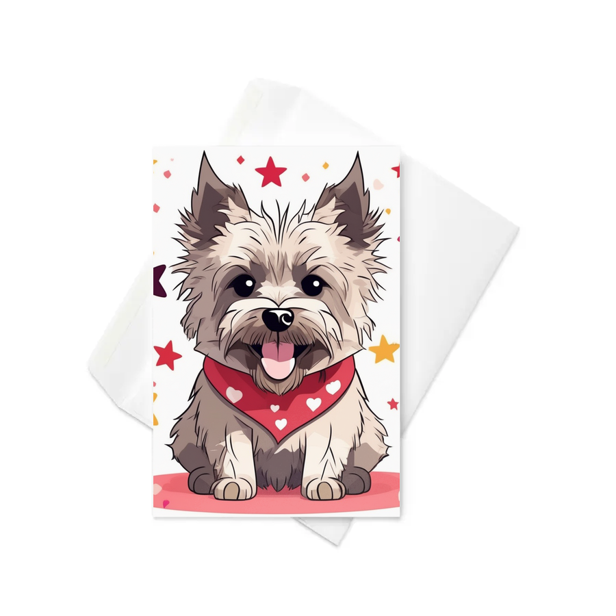 PugMug Custom Cairn Terrier Greeting Card