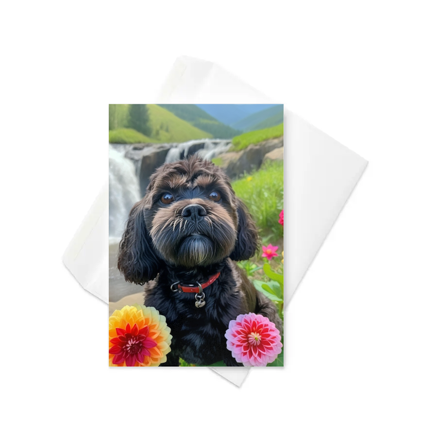 PugMug Custom Lily Greeting Card
