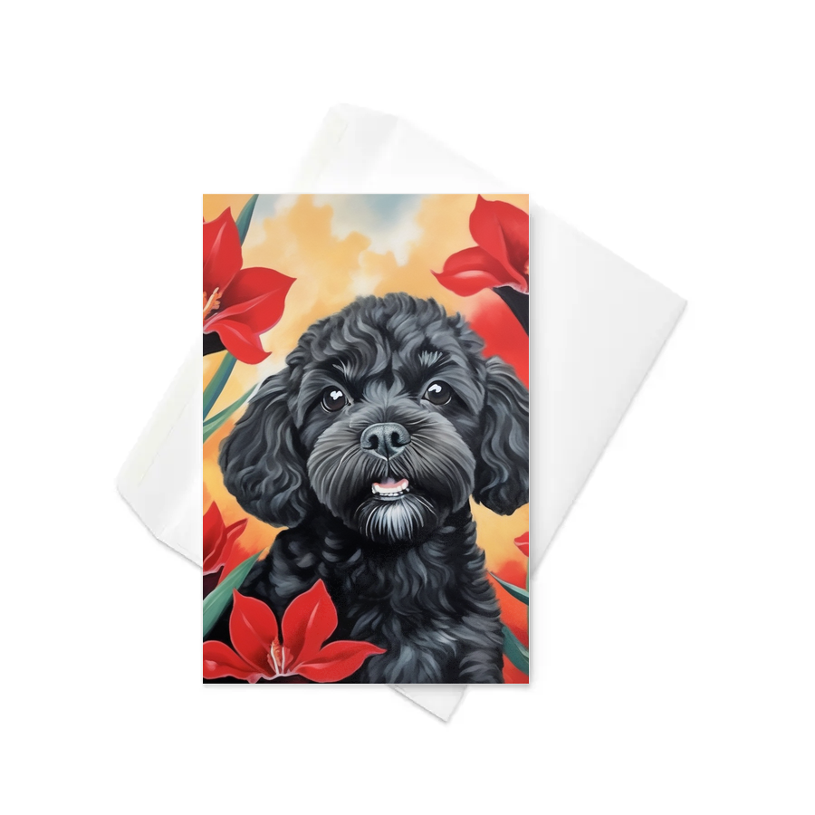 PugMug Custom Lily Greeting Card