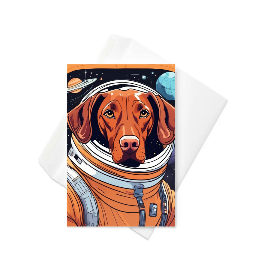 PugMug Custom Vizsla Greeting Card