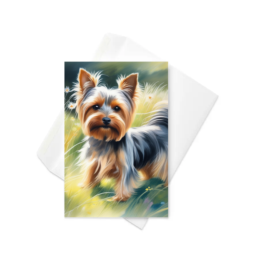 PugMug Custom Yorkshire Terrier Greeting Card