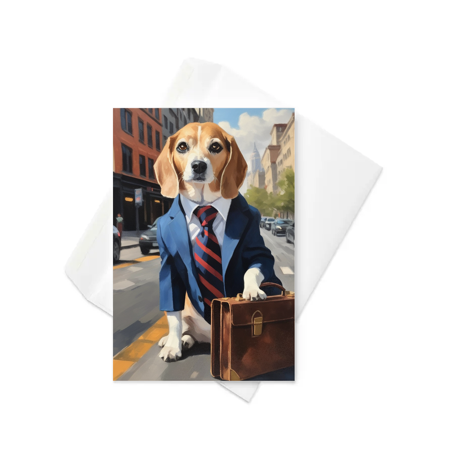 PugMug Custom Munchkin Greeting Card